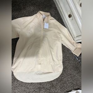 NWT Revolve button up (tan)